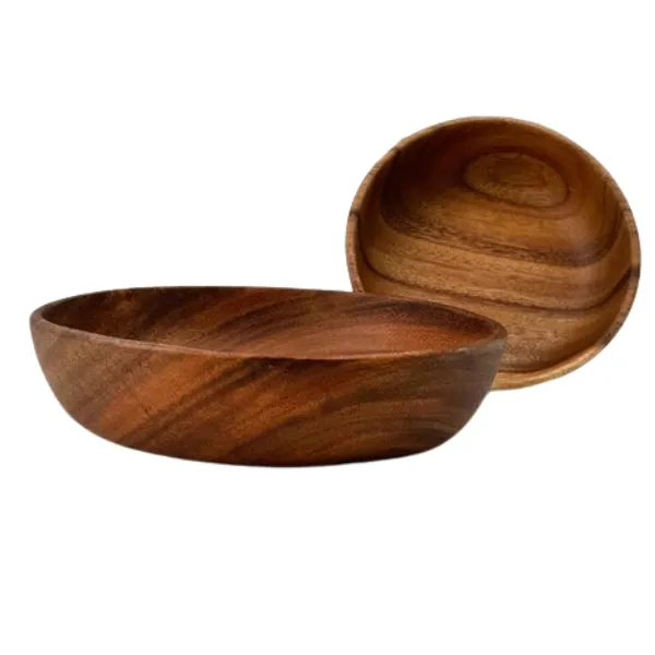 Acacia Wood Salad Bowl