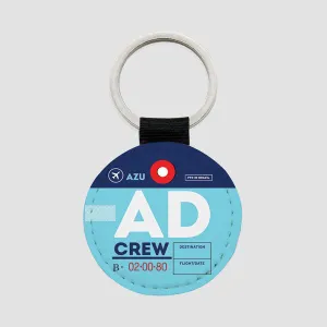 AD - Round Keychain