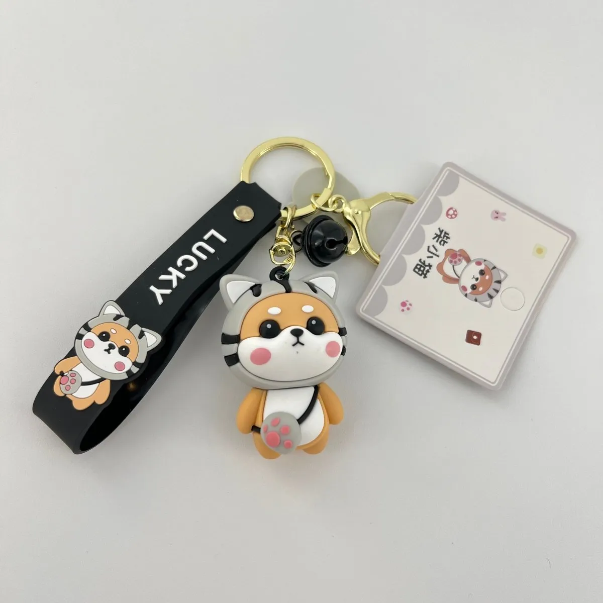 Adorable Shiba Inu Charms Pendant for Bags Backpacks Cute Keychains