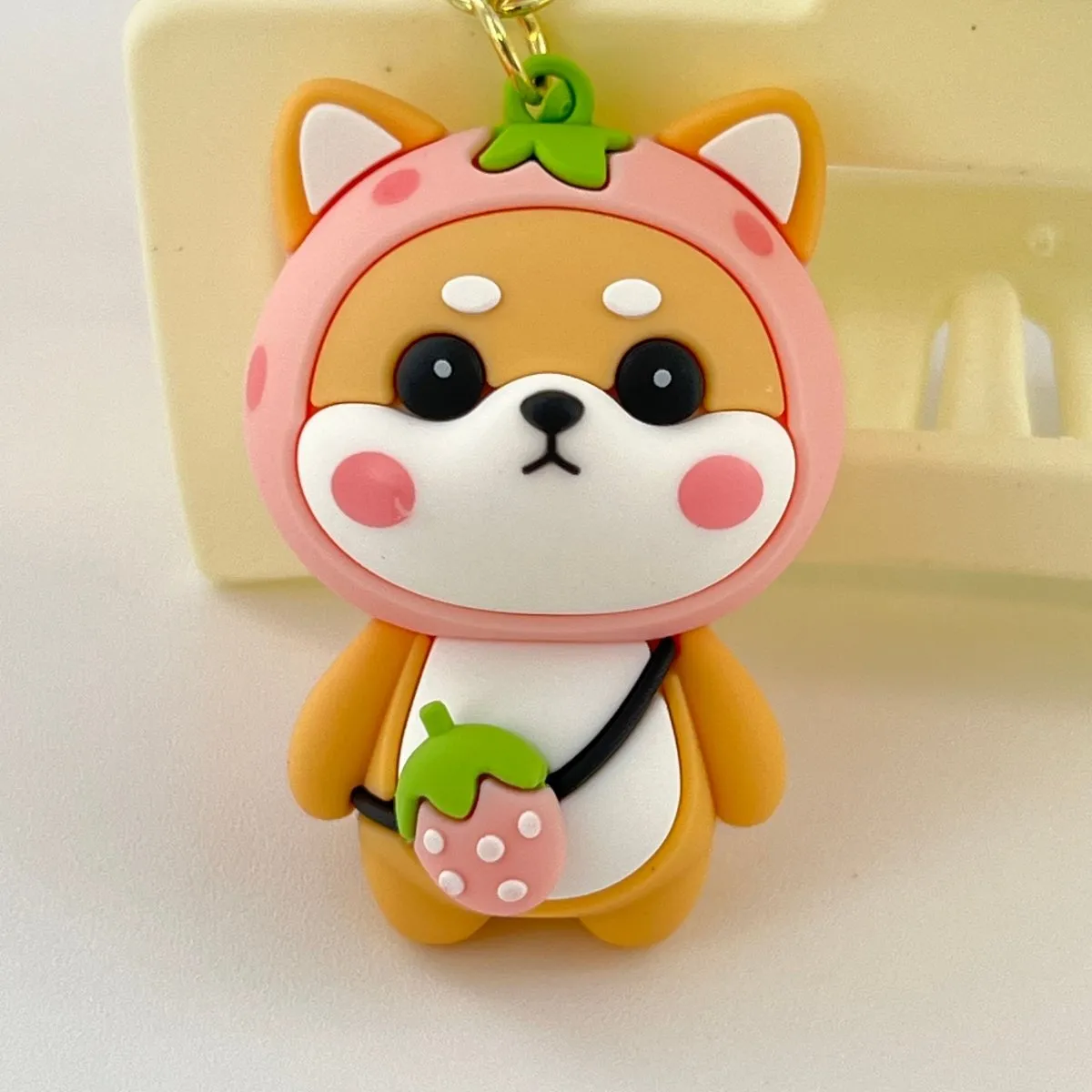 Adorable Shiba Inu Charms Pendant for Bags Backpacks Cute Keychains