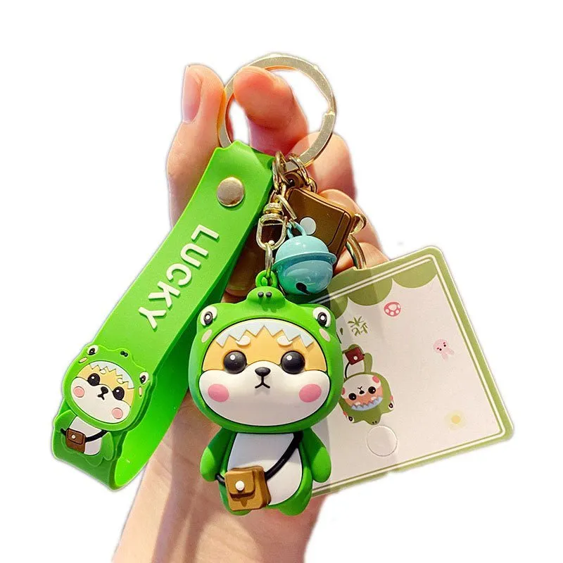 Adorable Shiba Inu Charms Pendant for Bags Backpacks Cute Keychains