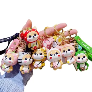 Adorable Shiba Inu Charms Pendant for Bags Backpacks Cute Keychains