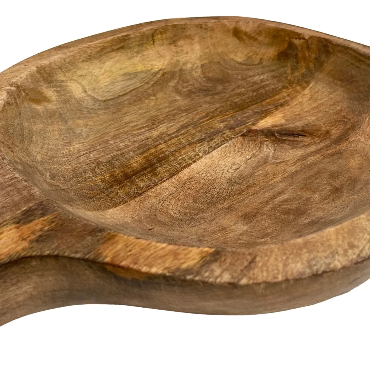 Alpha Set of 3 Mango Wood Trays