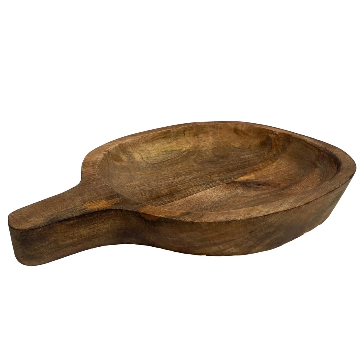 Alpha Set of 3 Mango Wood Trays