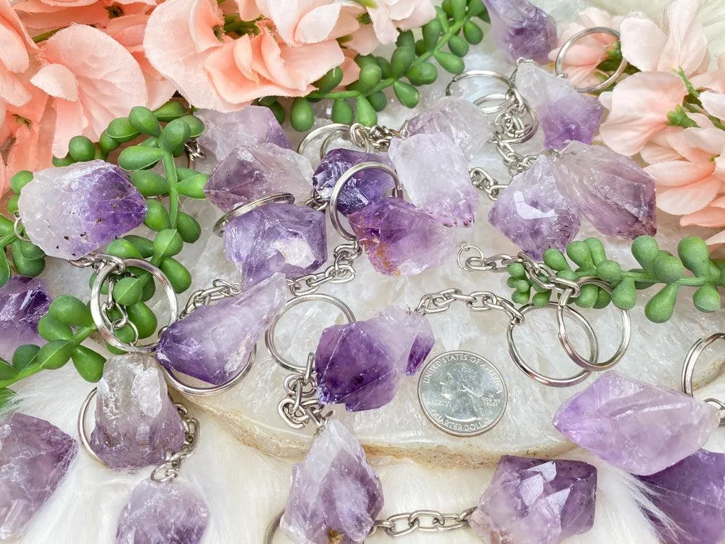 Amethyst Keychain