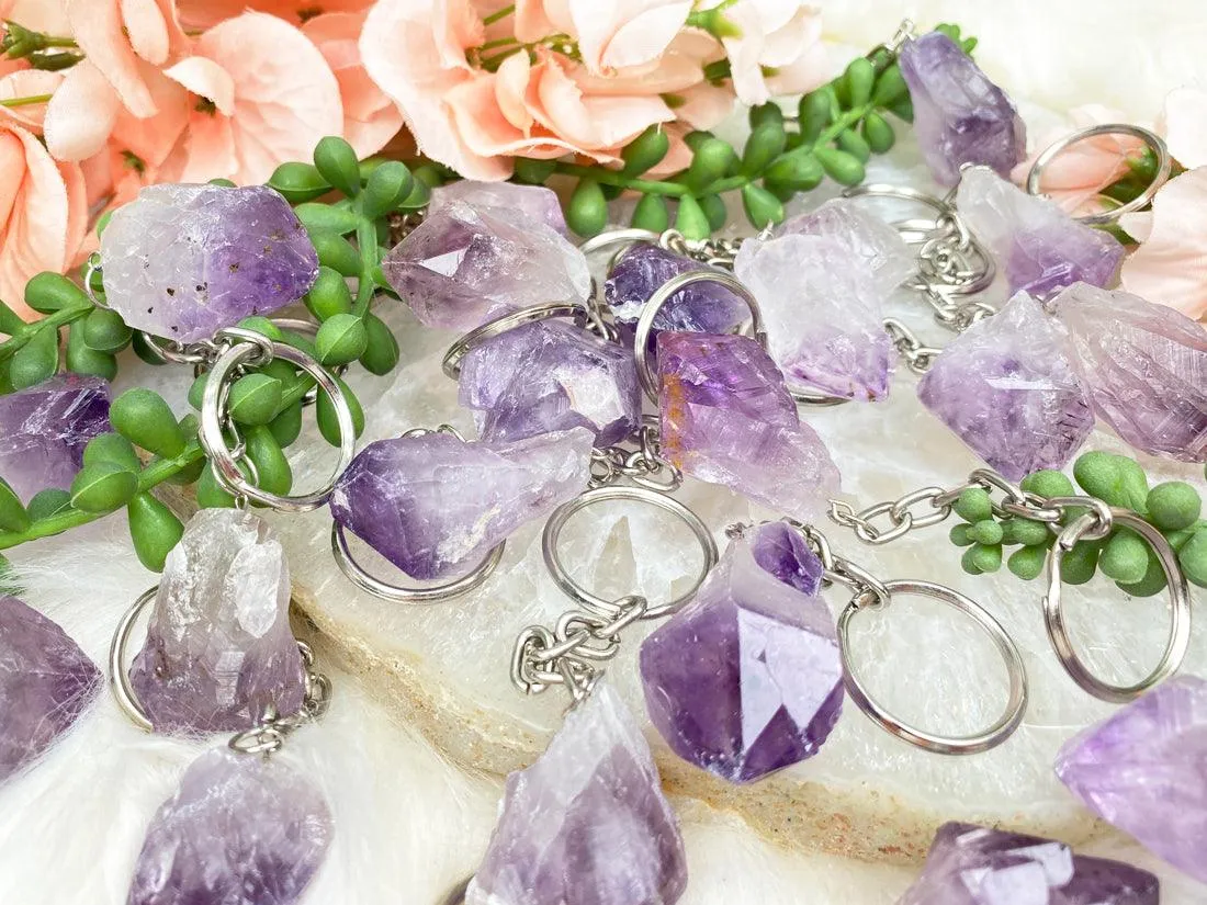 Amethyst Keychain