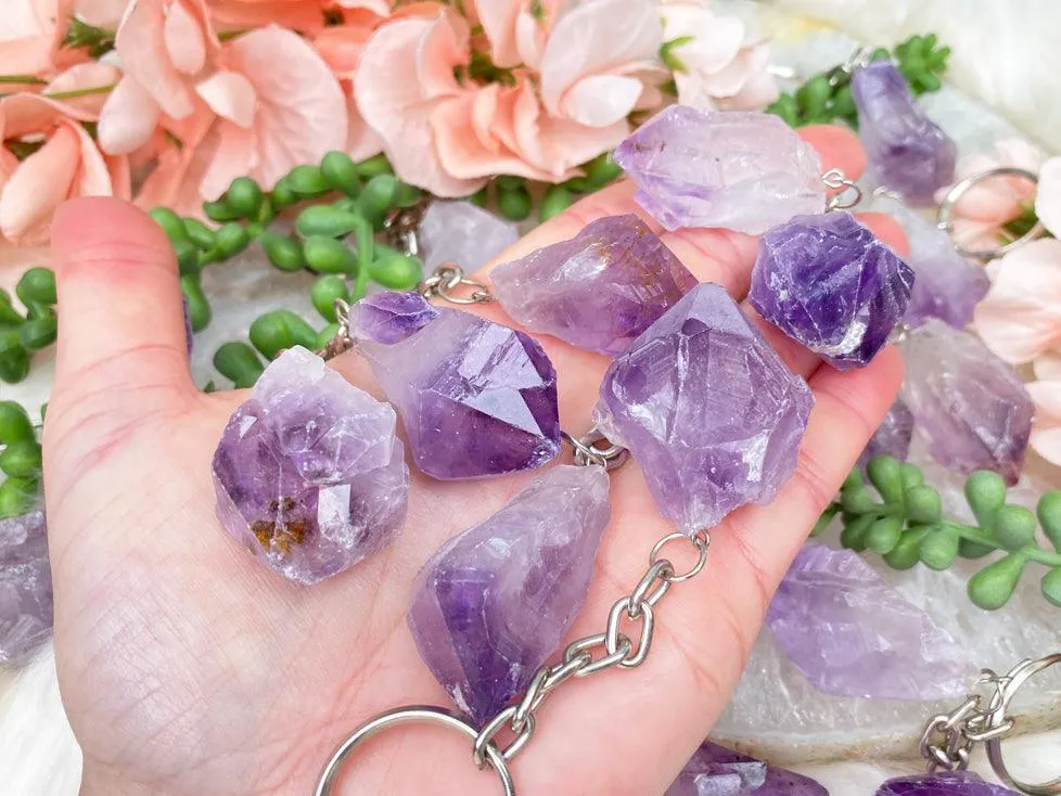 Amethyst Keychain