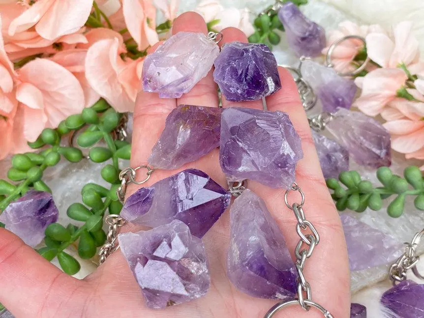 Amethyst Keychain