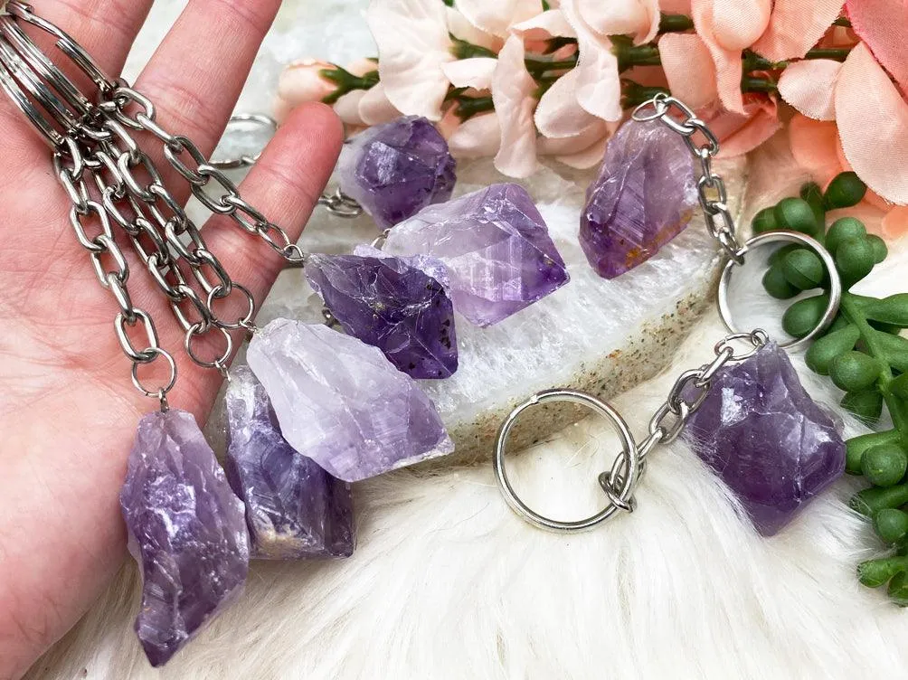 Amethyst Keychain