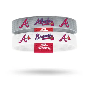 Atlanta Braves MLB 2 Pack Wristbands