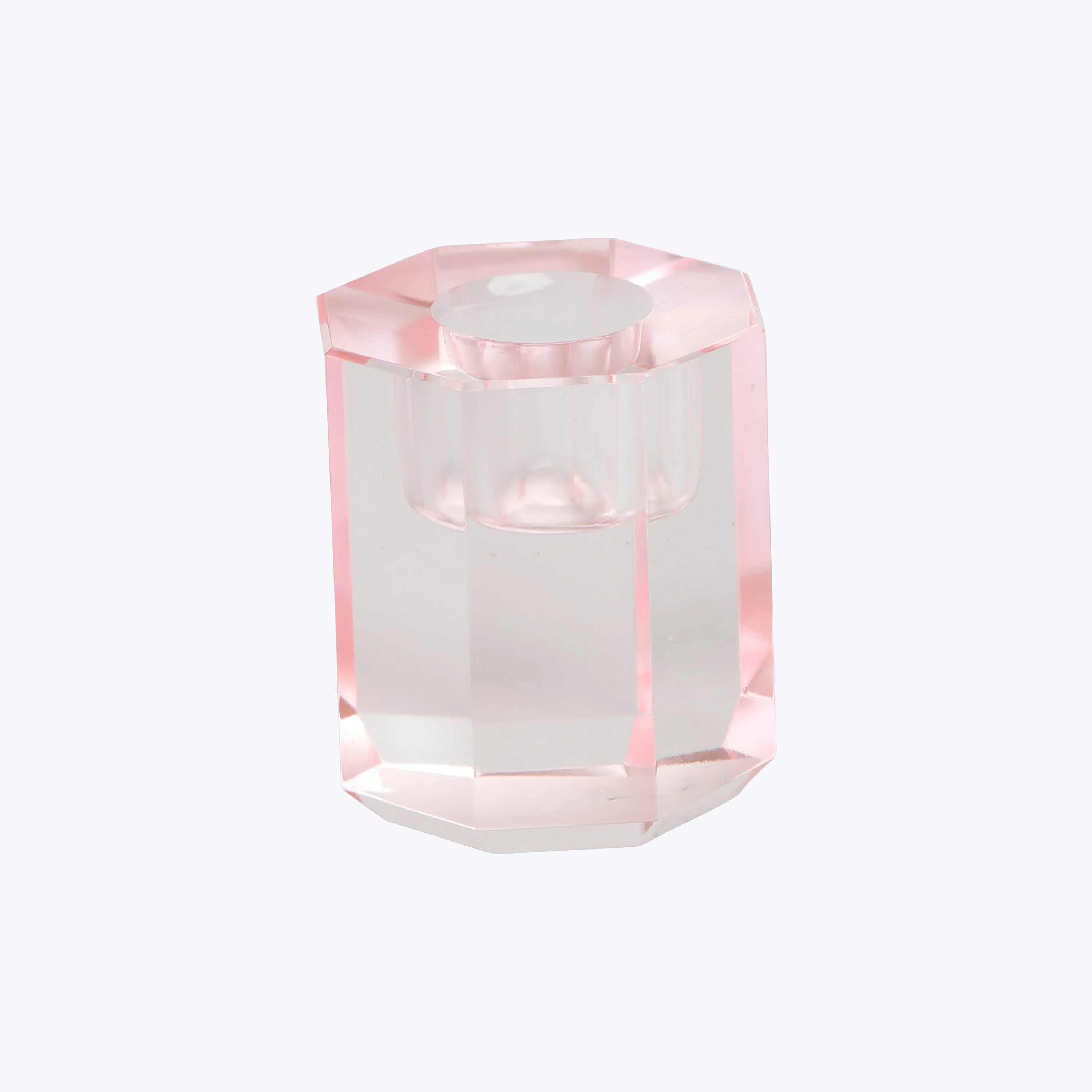 Aura Tall Crystal Candle Holder