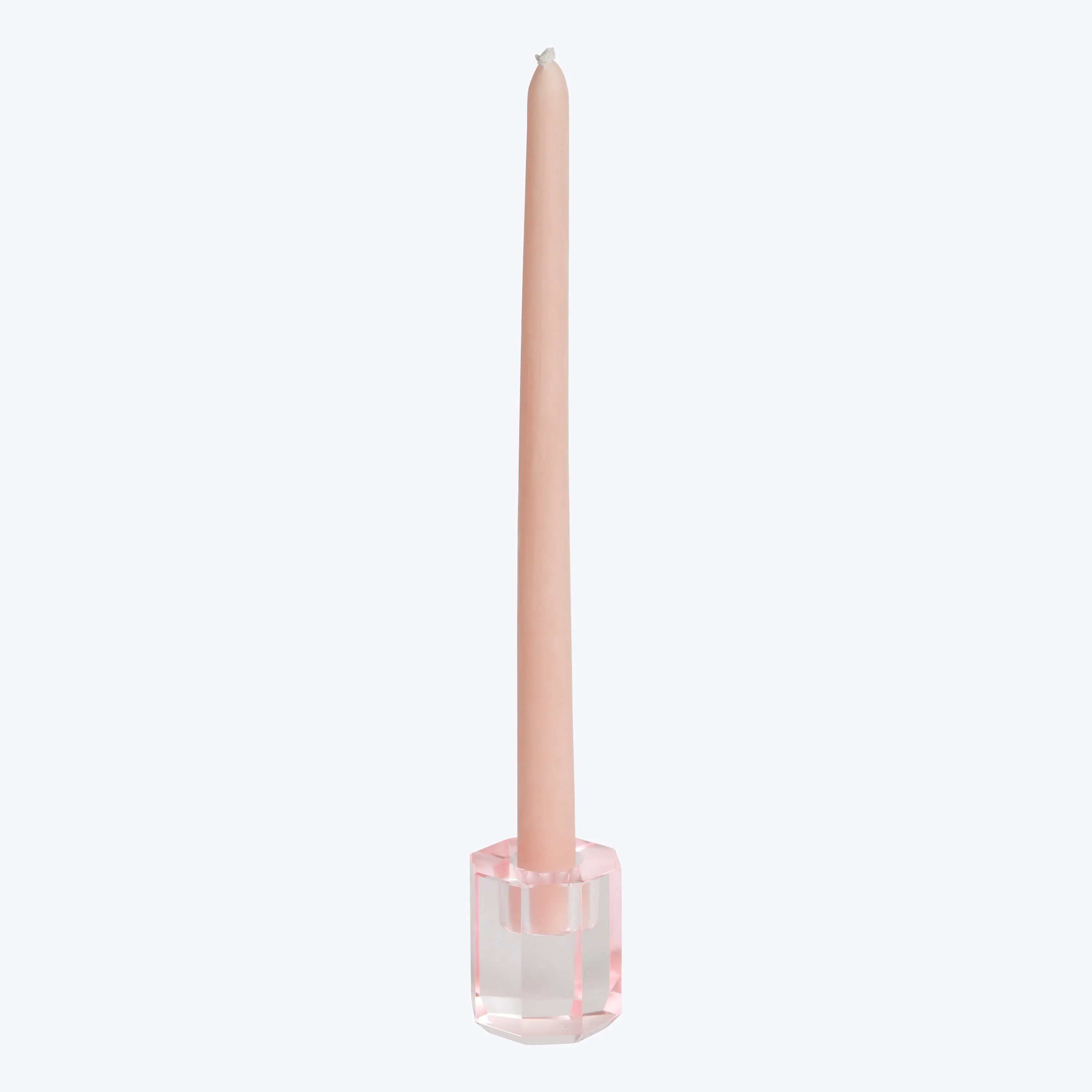 Aura Tall Crystal Candle Holder