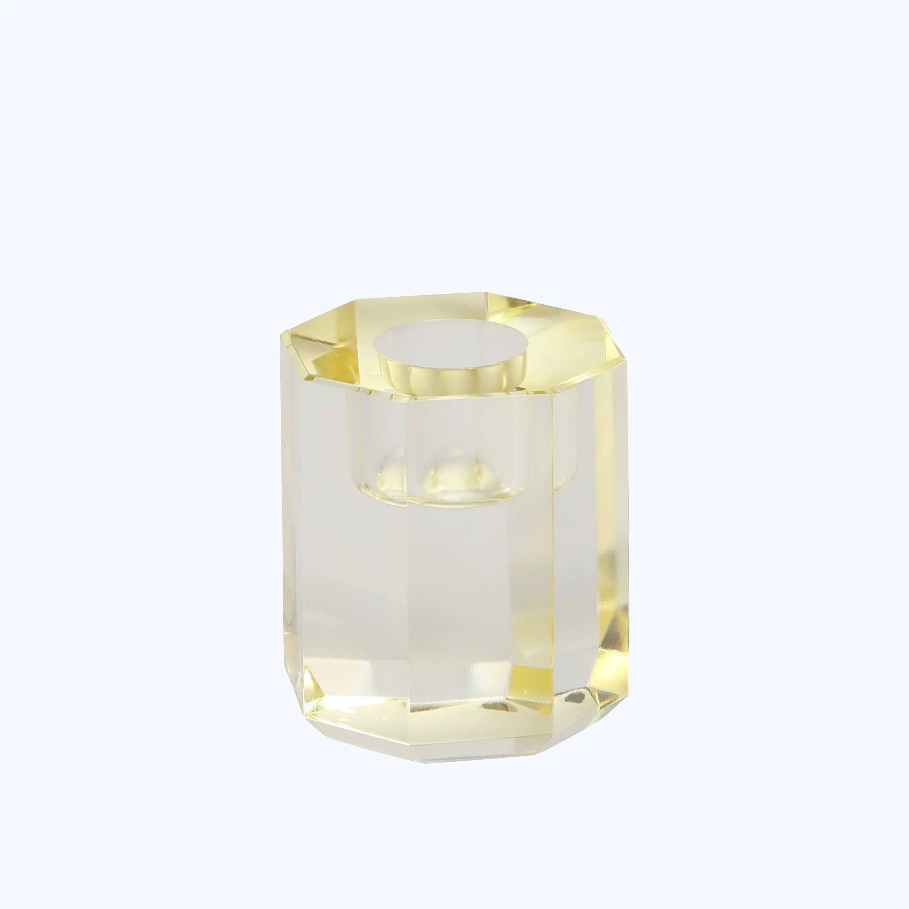 Aura Tall Crystal Candle Holder