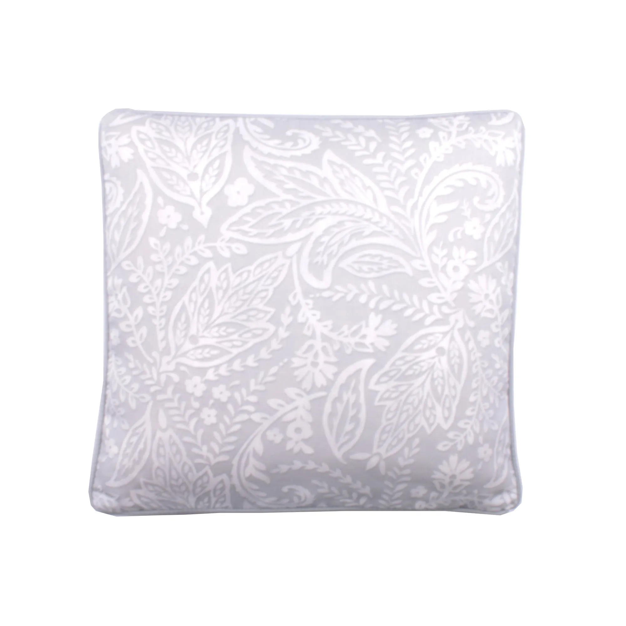 Aveline Cushion by Dreams & Drapes in Grey 43 x 43cm