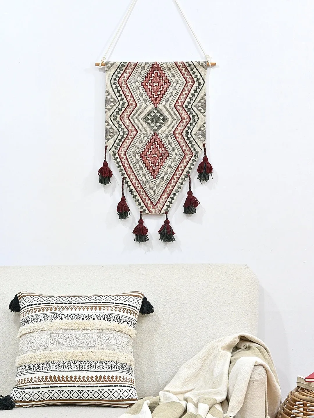 AZILAL - COTTON BLOCK PRINTED WALL HANGING