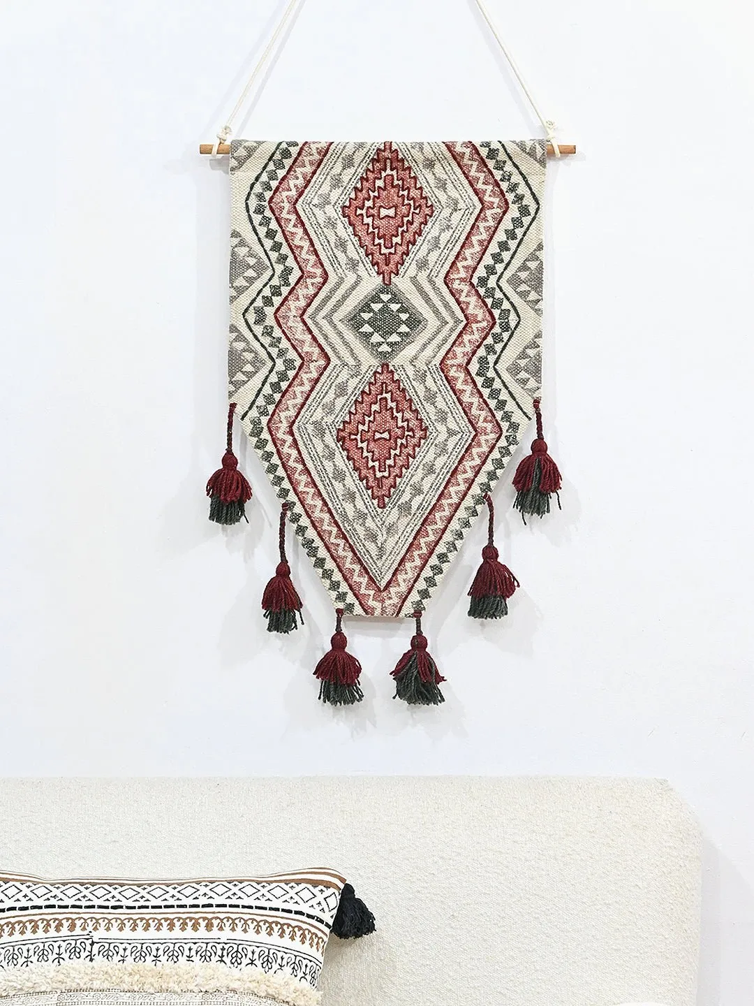 AZILAL - COTTON BLOCK PRINTED WALL HANGING