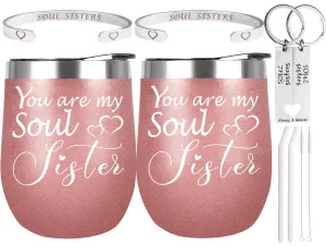 Best Friend Birthday Gifts for Women,Soul Sister Gifts,Soul Sister Gifts for Women,Best