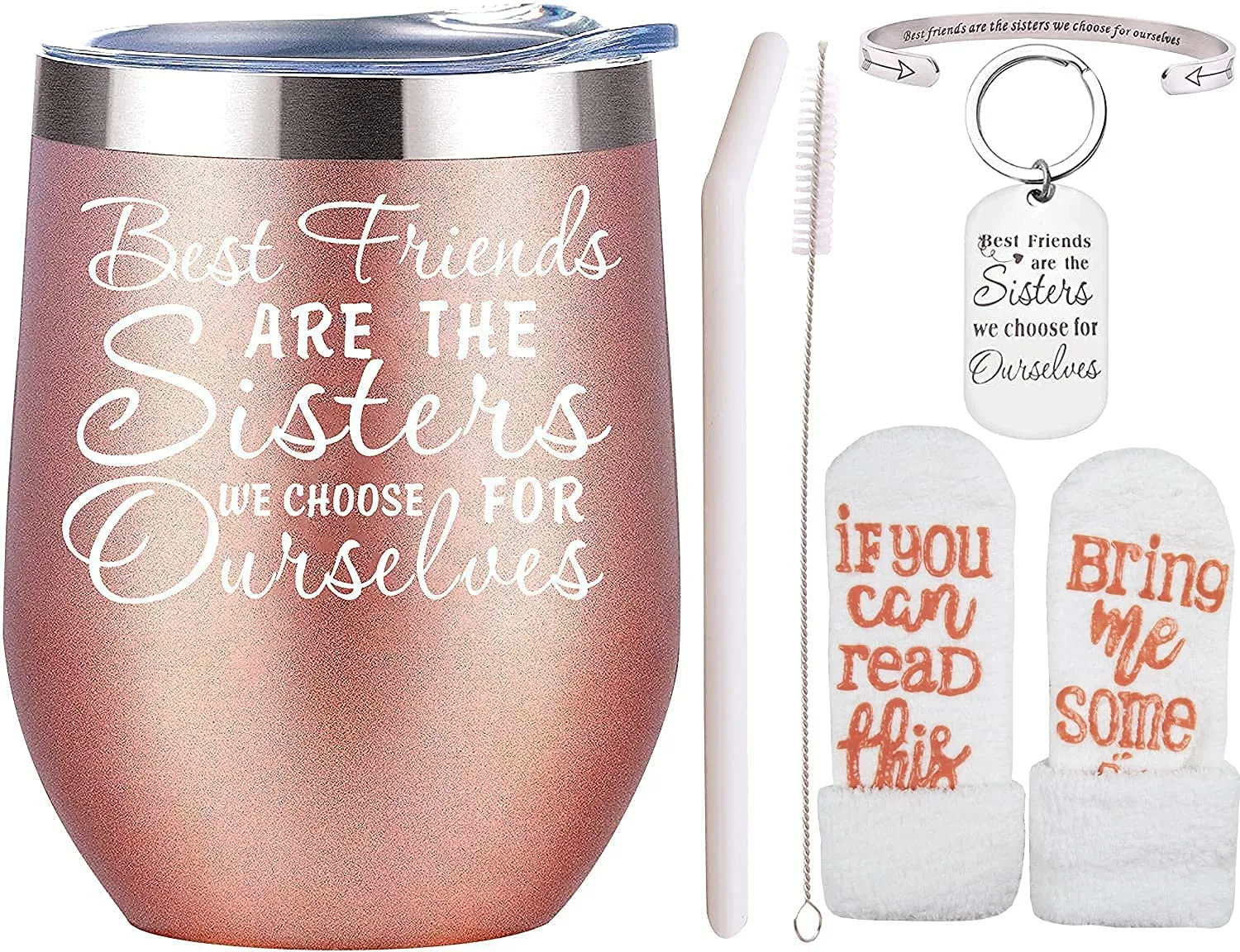 Best Friends are the Sisters We Choose,Birthday Gifts for Friends Female,Sisters Friends