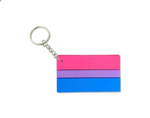 Bisexual Pride Flag Keychains