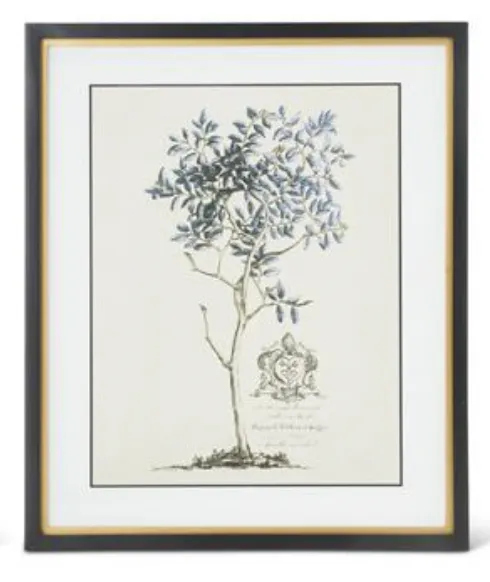 Blue Arbor Framed Print