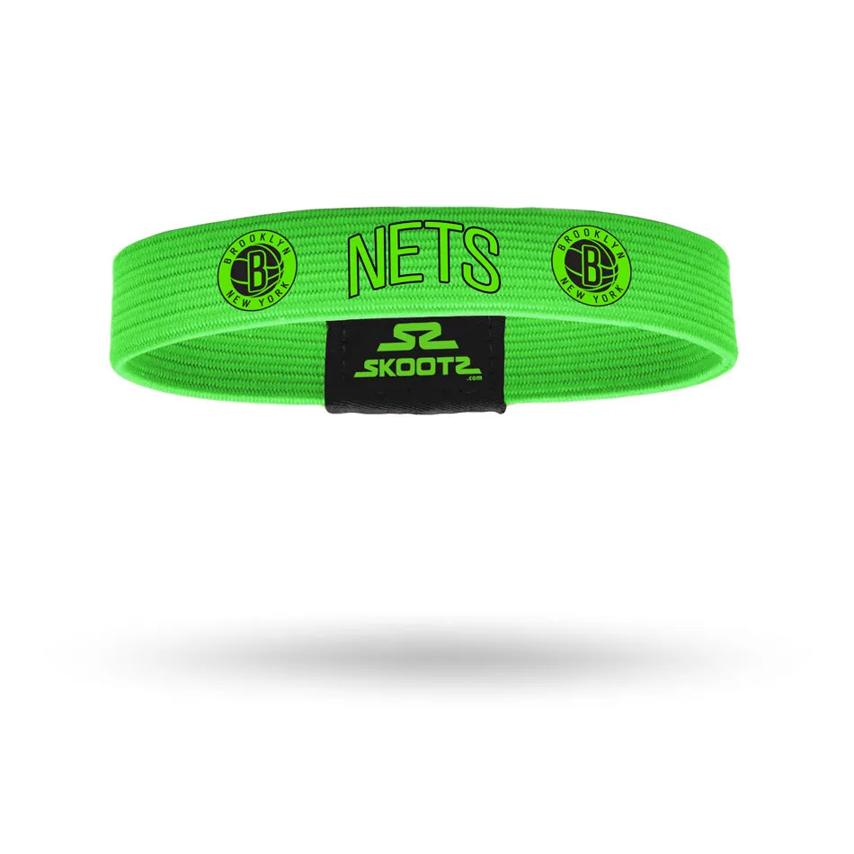 Brooklyn Nets Neon Green NBA Wristbands