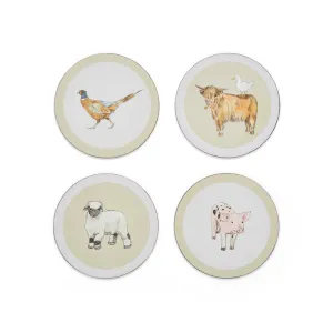 Buttercup Farm Set of 4 Coasters