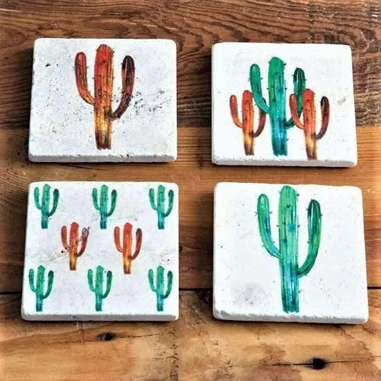 Cactus Coaster Set