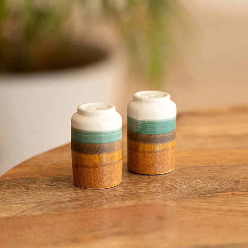 Ceramic Salt & Pepper Shakers | Set of 2 | 50 ml