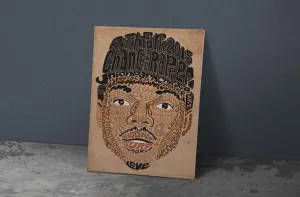 Chance The Rapper Poster, Custom Music Print, Music Poster, Custom Canvas, Home Decor, Wall Hangings, Chance Rapper Art