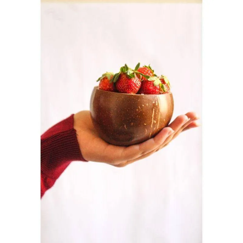 Coconut Bowl 300 ml - Set of 2, Eco-friendly - Handcrafted