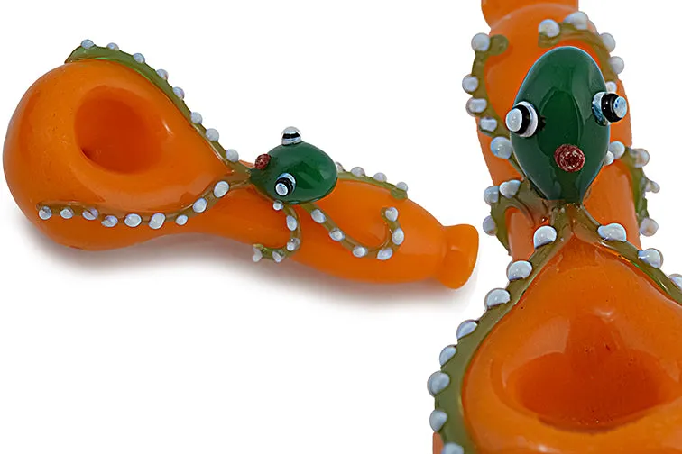 Colorful Octopus Glass Pipe