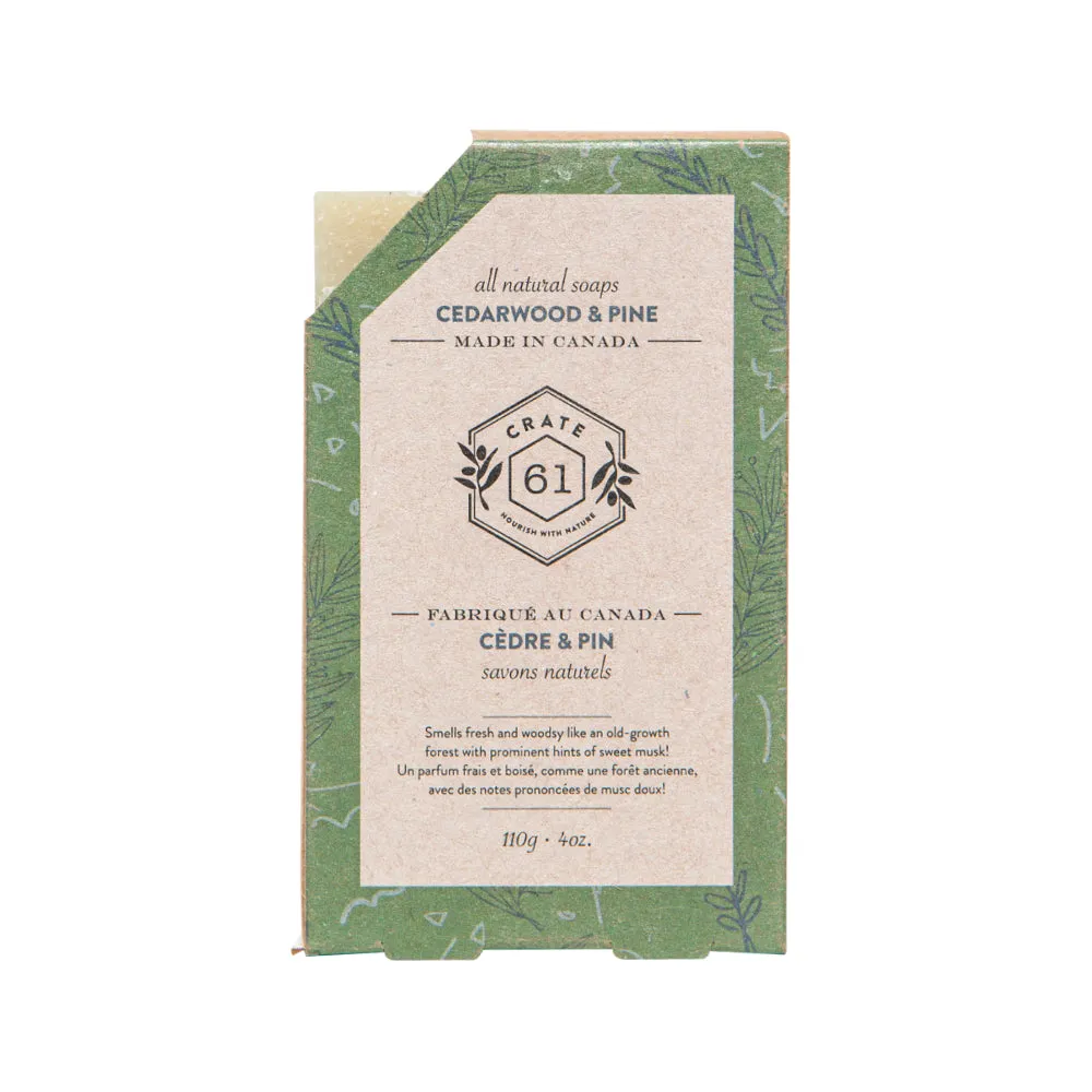 Crate 61 Soap - Cedarwood & Pine (110g)