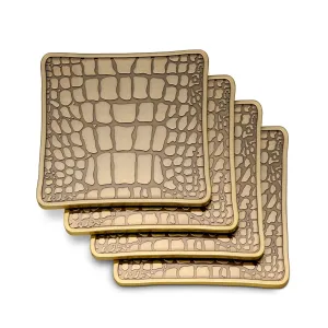 Crocodile Coasters (Set of 4)