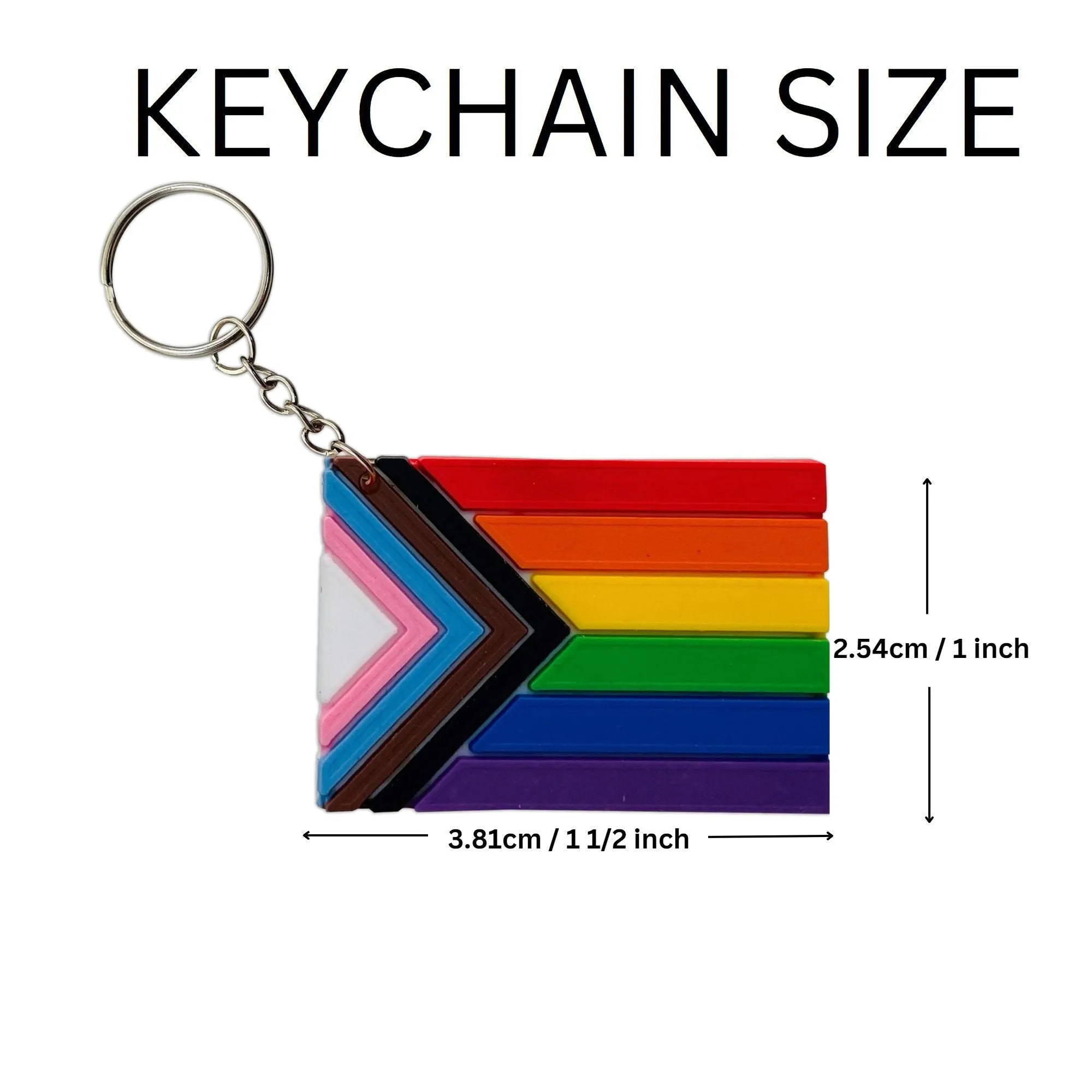 Daniel Quasar Pride Flag Keychains