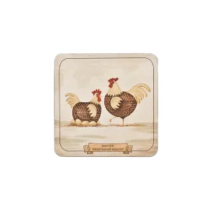 Derbyshire Redcap 6-Piece Coaster Set