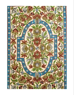 Diwan-e-Khas Classic Polka Kashmiri Rug