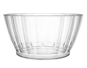 Elegance Clear Plastic 6oz Dessert Bowls