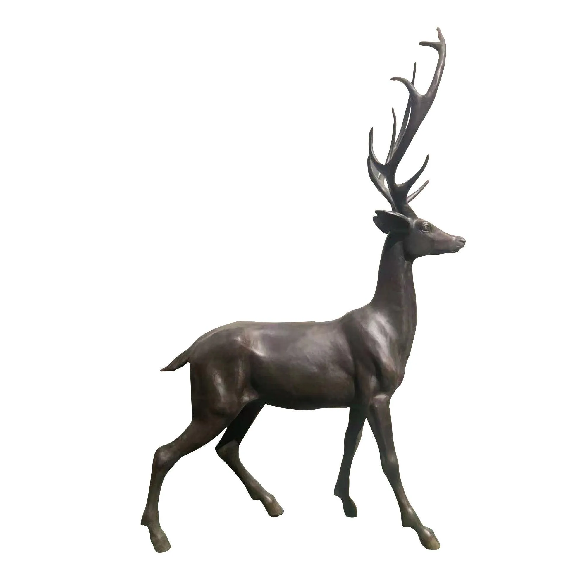 FINEST Lawn Art Elk Statue of Garden Sculptures FB-020