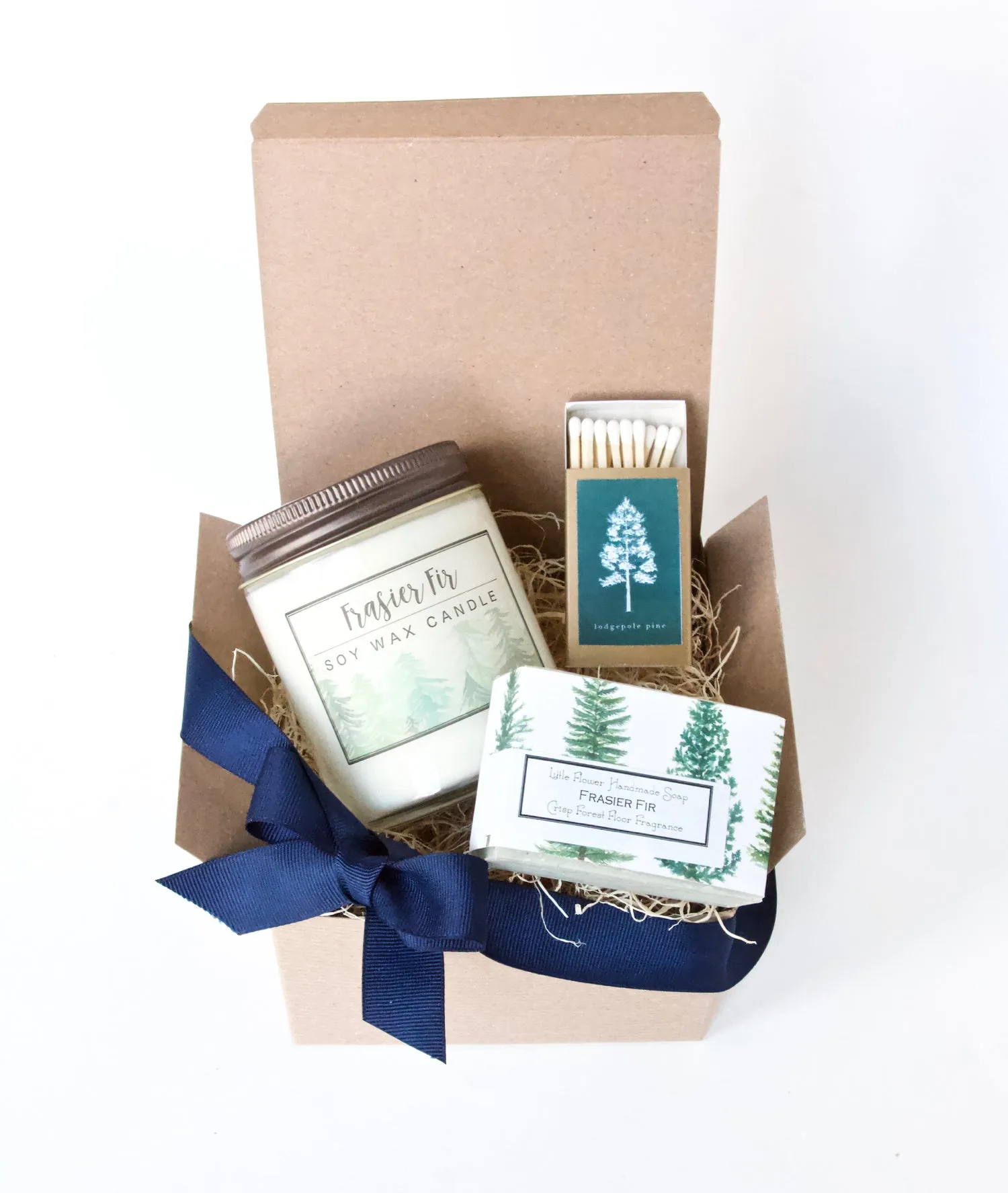 Fir Candle and Soap Gift Set