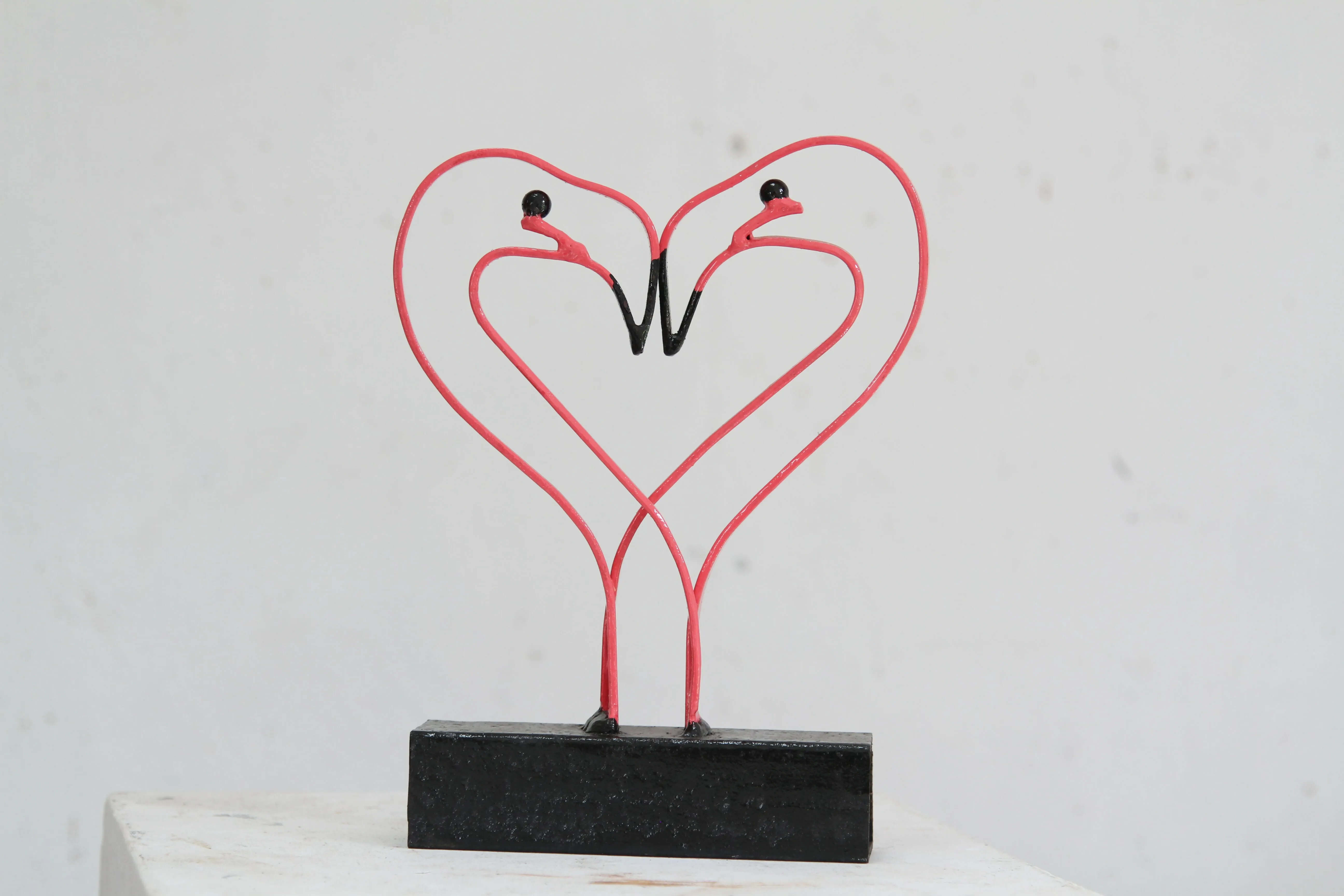 Flamingo Love - Steel Sculpture