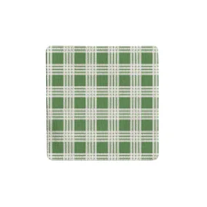 Green Palaka Fabric Coaster