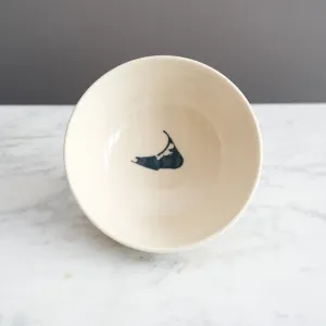 Handcrafted Nantucket Bowl in Ivory by Emily Johnson