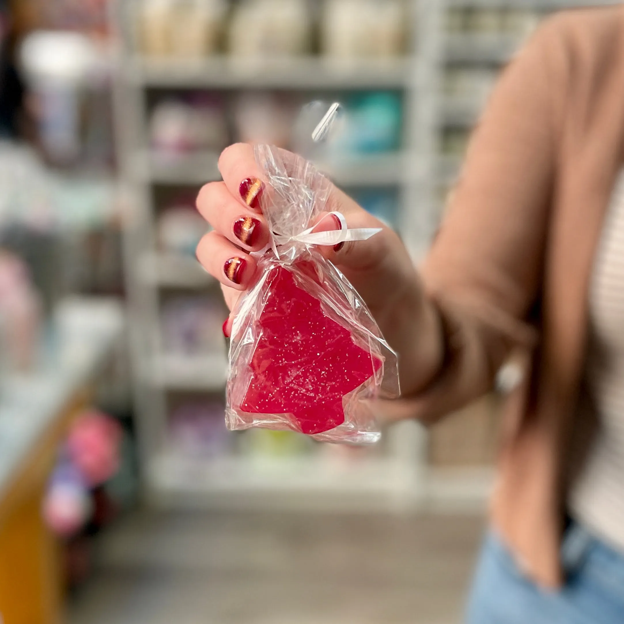 holiday tree soap