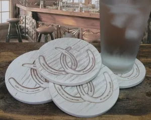 Horseshoe Drink Coasters