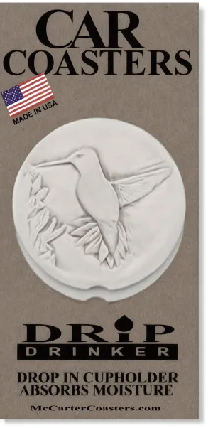 Hummingbird Car Coasters