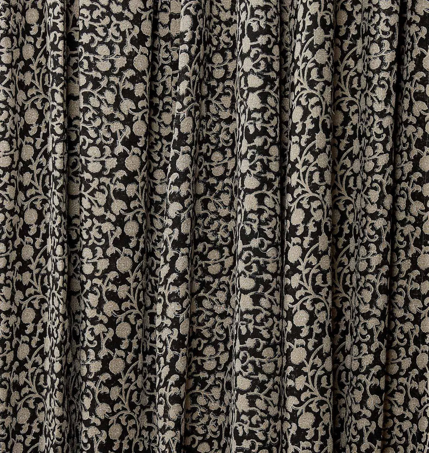 Keya Noir Curtain Panel