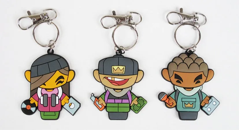 KusoPop Artist Series 1 Vinyl Keychains