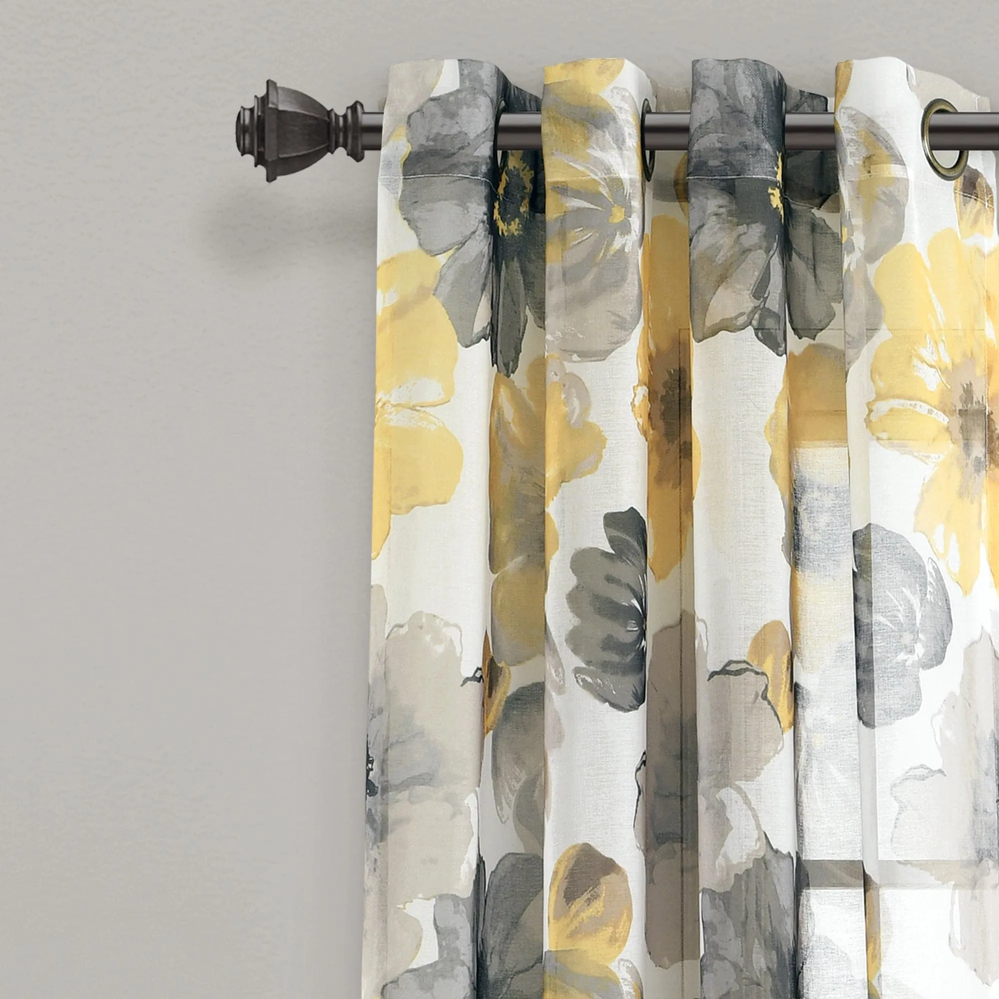 Leah Sheer Window Curtain Panel Set