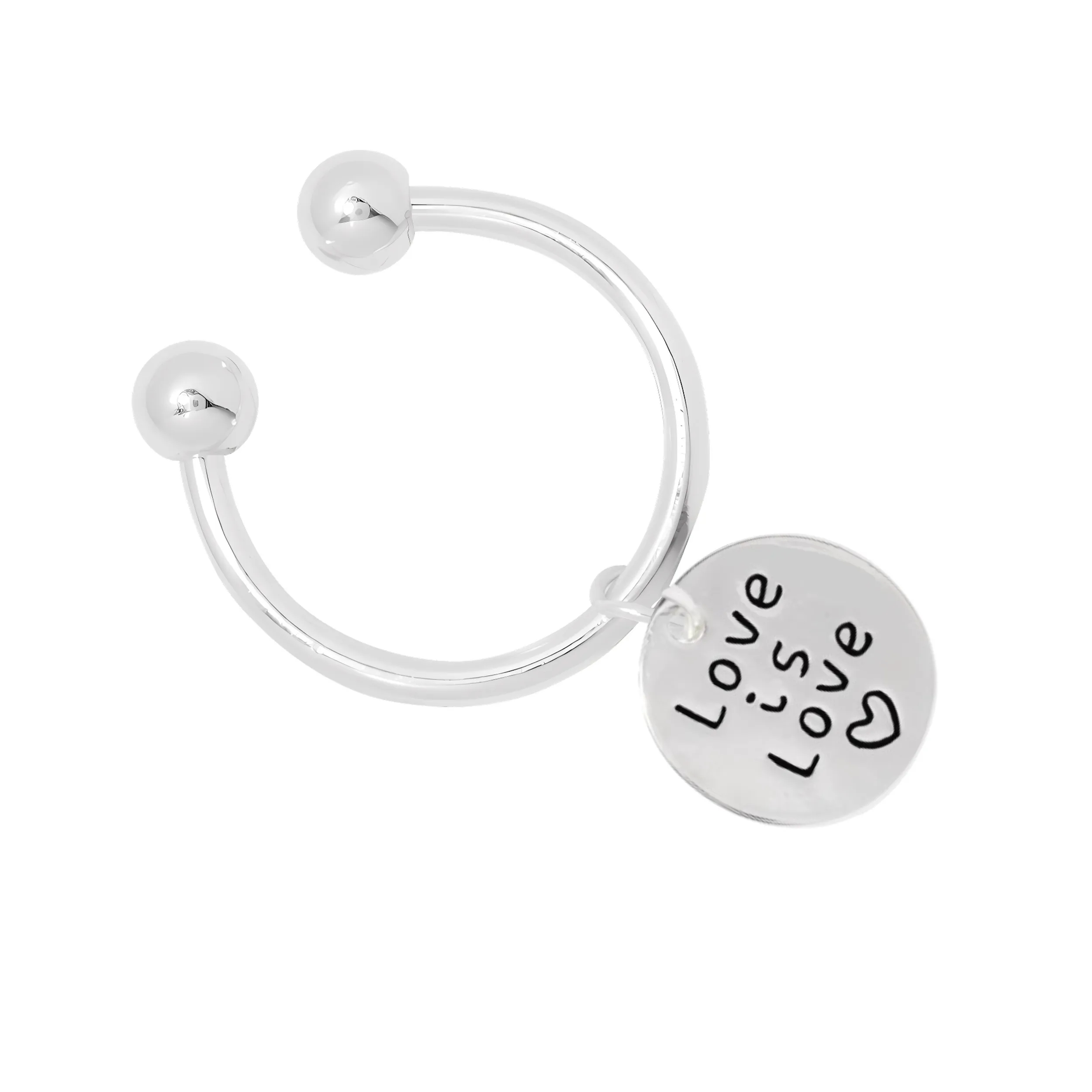 Love Is Love Horseshoe Key Chains