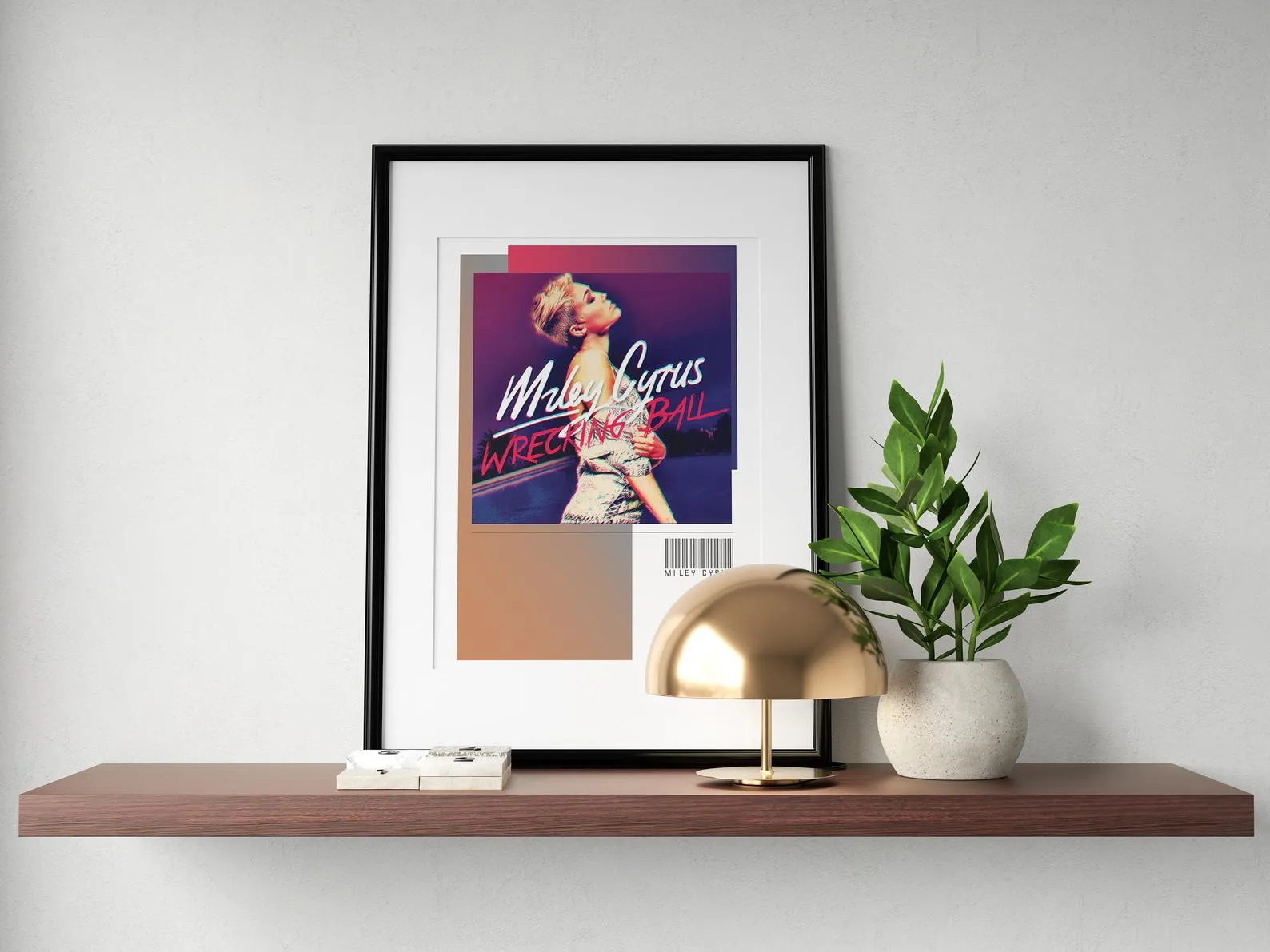 Miley Cyrus Art, Wrecking Ball Poster, Custom Music Print, Music Poster, Custom Poster, Home Decor, Wall Hangings, Miley Canvas